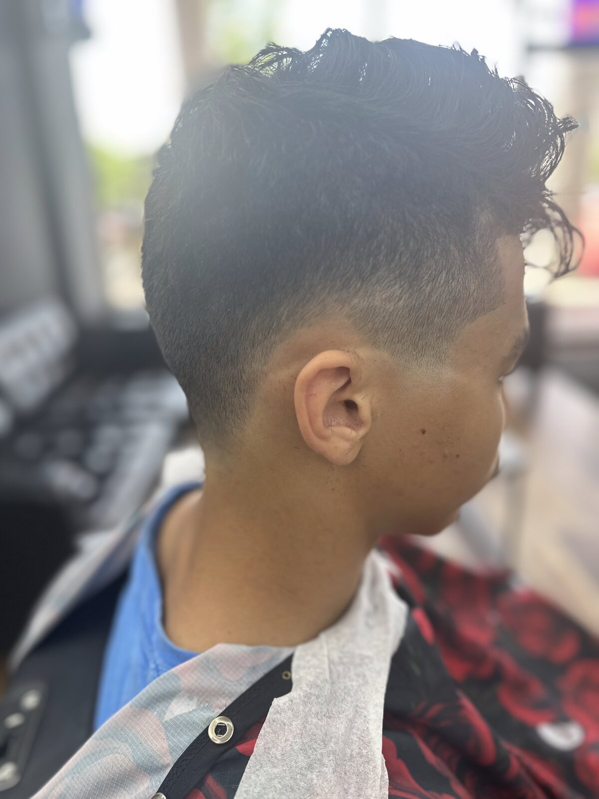 Fresh fade and line-up